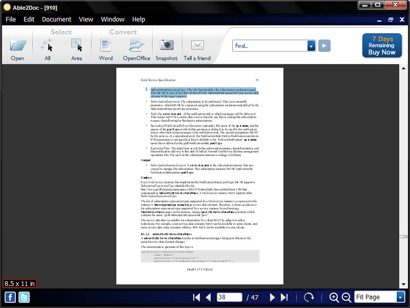 Screenshot for Able2Doc 6.00