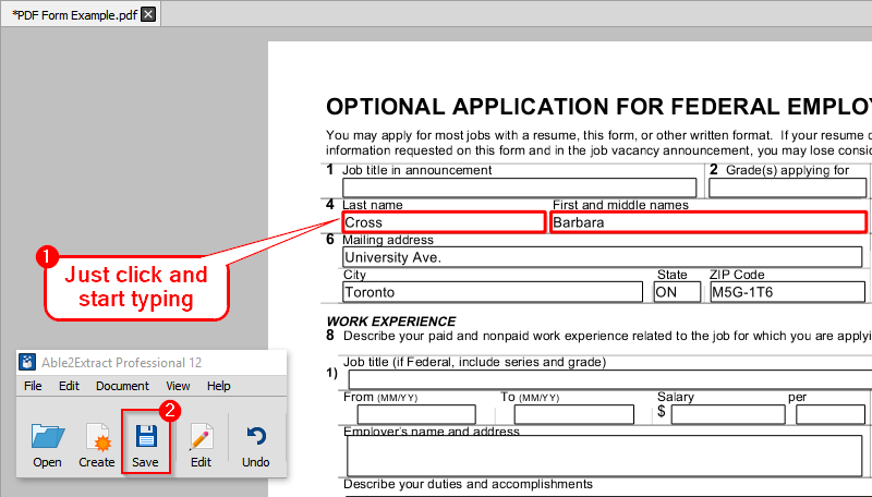 Create And Fill Interactive PDF Forms With Able2Extract