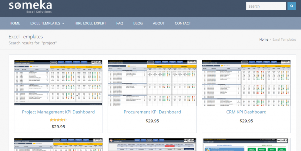 excel project management dashboard template